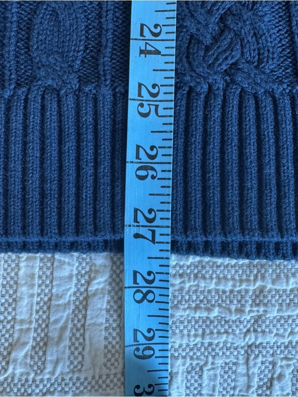 NWT - 🌊 Helly Hansen Fjord Cable Knit Sweater | Women’s XL | Navy | 100% Cotton - Picture 8 of 11
